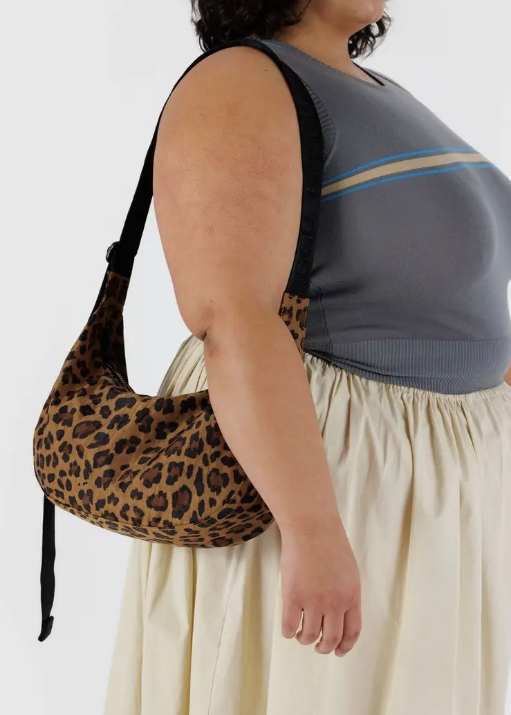 Medium Nylon Crescent Bag