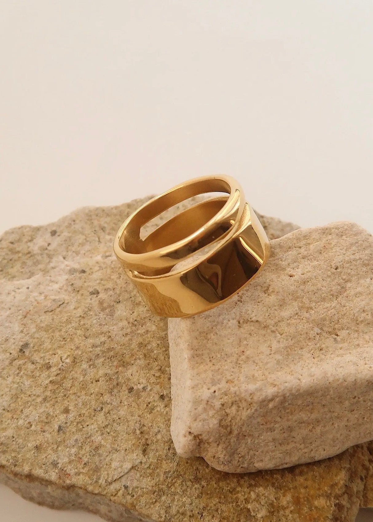 Chunky Double Band Ring