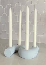 Squiggle Ceramic Taper Candle Holder