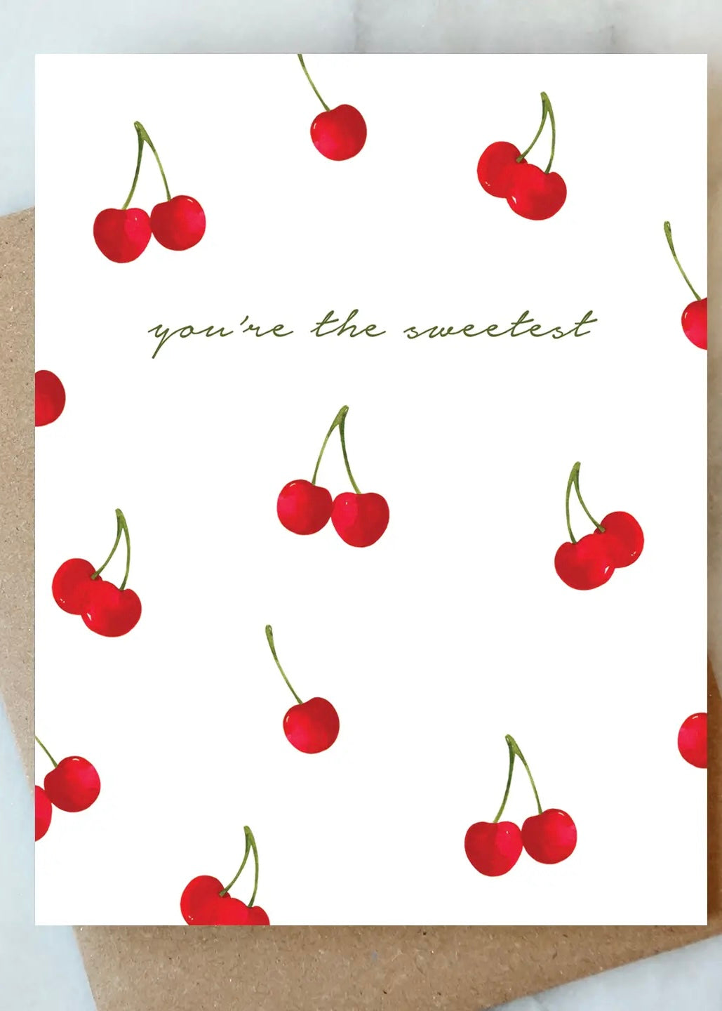 Sweet Cherries Love Card