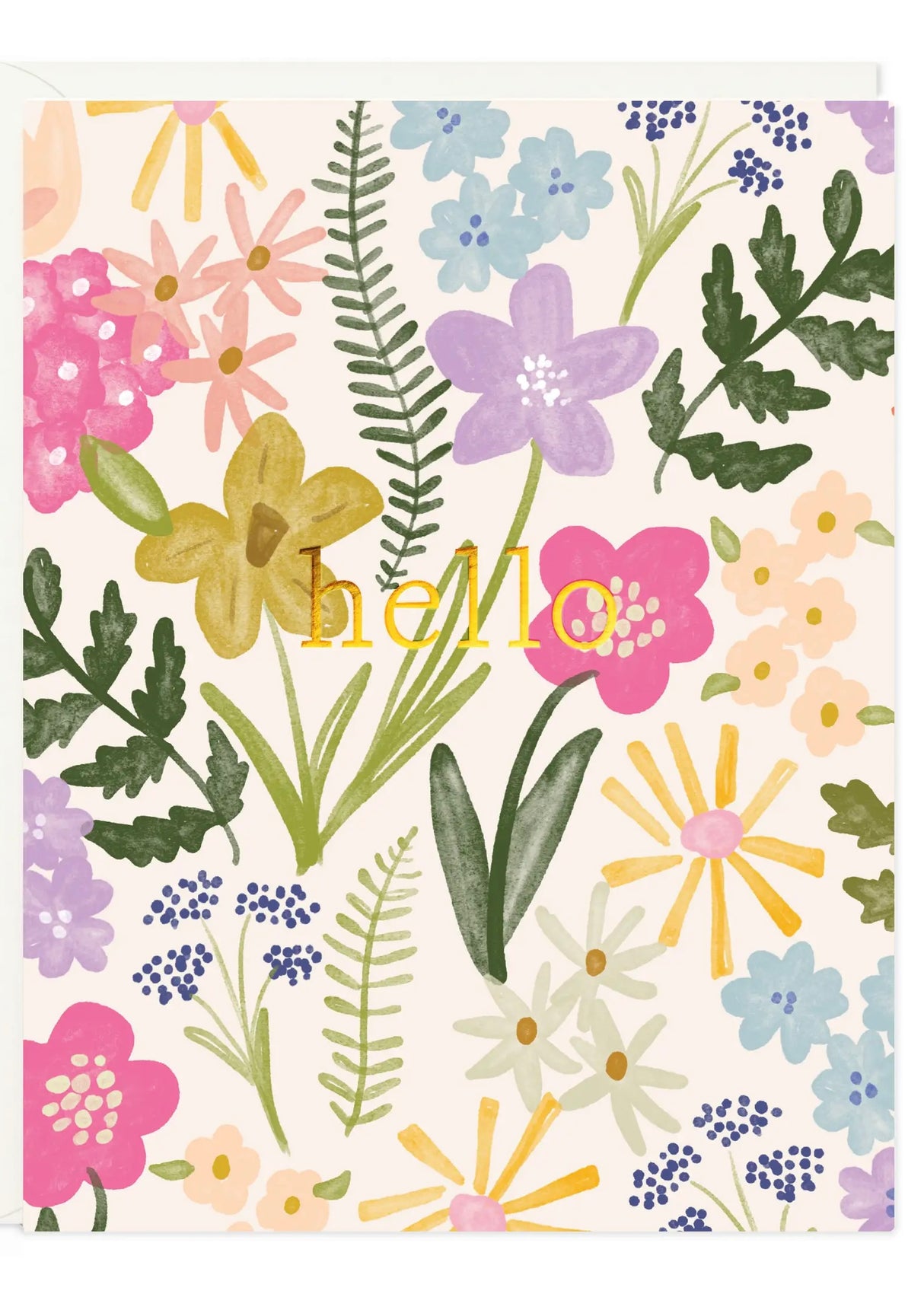 Hello Flowers Card