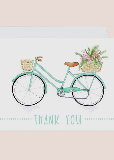 Thank-You Bicycle Card