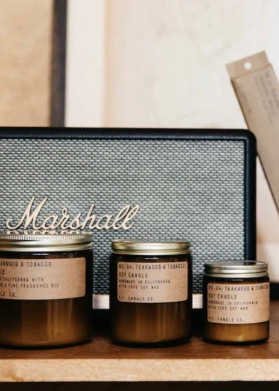 Teakwood & Tobacco Candle - 7.2oz