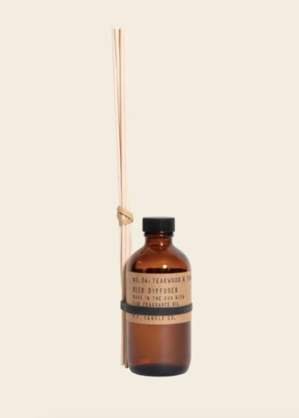 Teakwood & Tobacco Reed Diffuser - 4oz