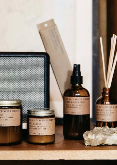 Teakwood & Tobacco Reed Diffuser - 4oz