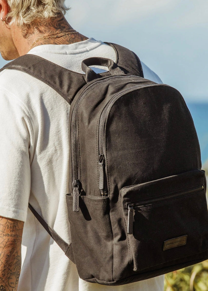 Good Kid Backpack in Black and Khaki