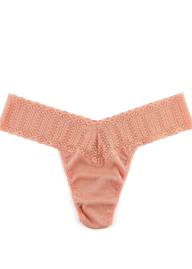 Eco Ribbed Thong