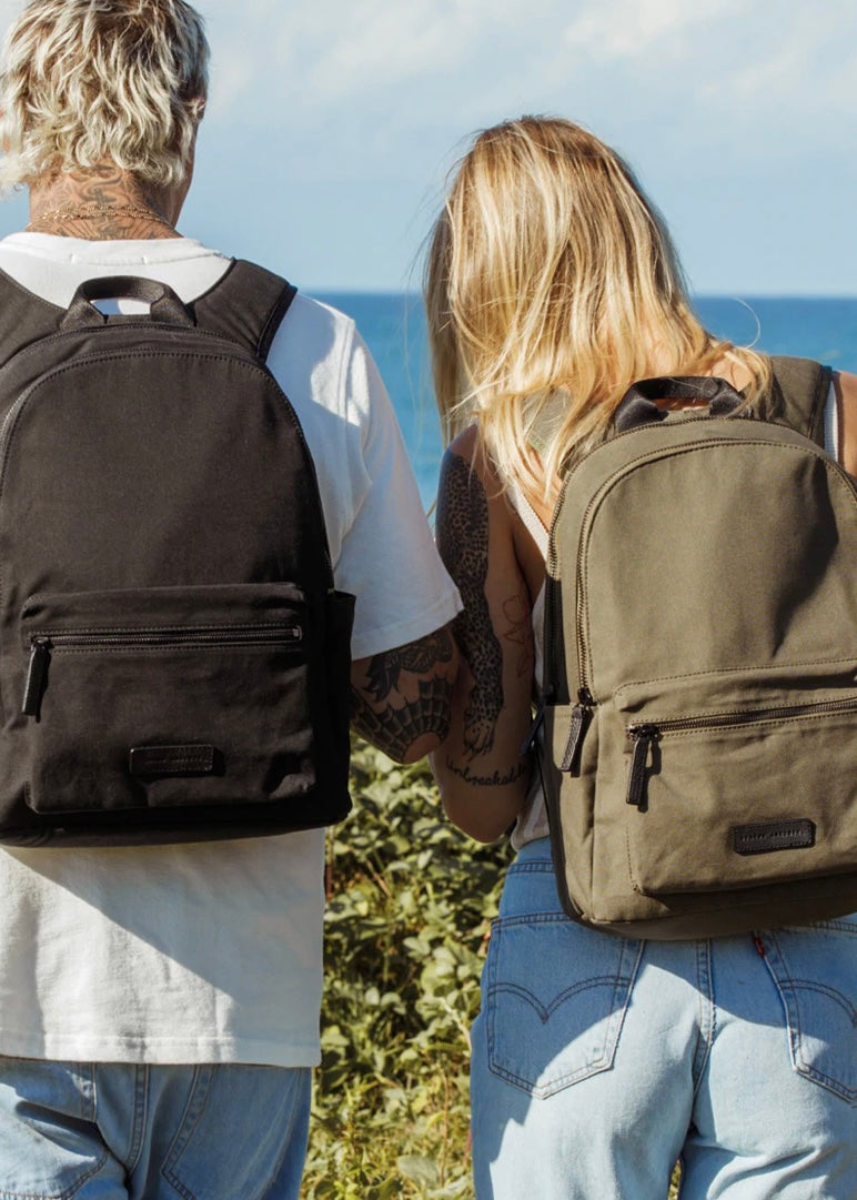 Good Kid Backpack in Black and Khaki