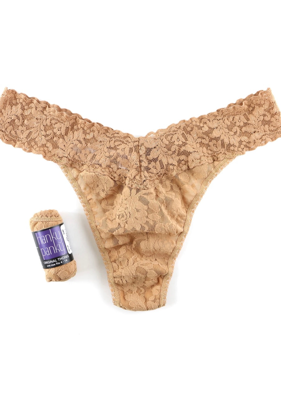 Signature Lace Thong
