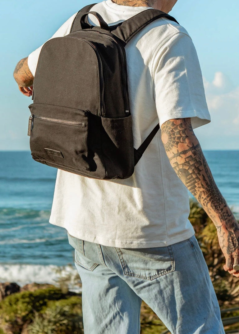 Good Kid Backpack in Black and Khaki