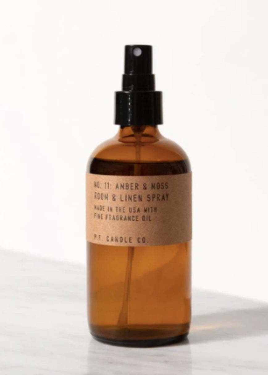 Room + Linen Spray Amber + Moss