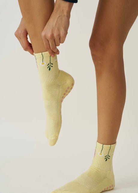 Flower Stem Grip Socks