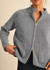 Marina Zip Up Sweater