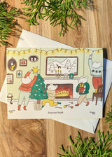 Christmas Card - Cozy Fireplace