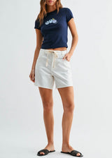 Linen Tie Waist Shorts