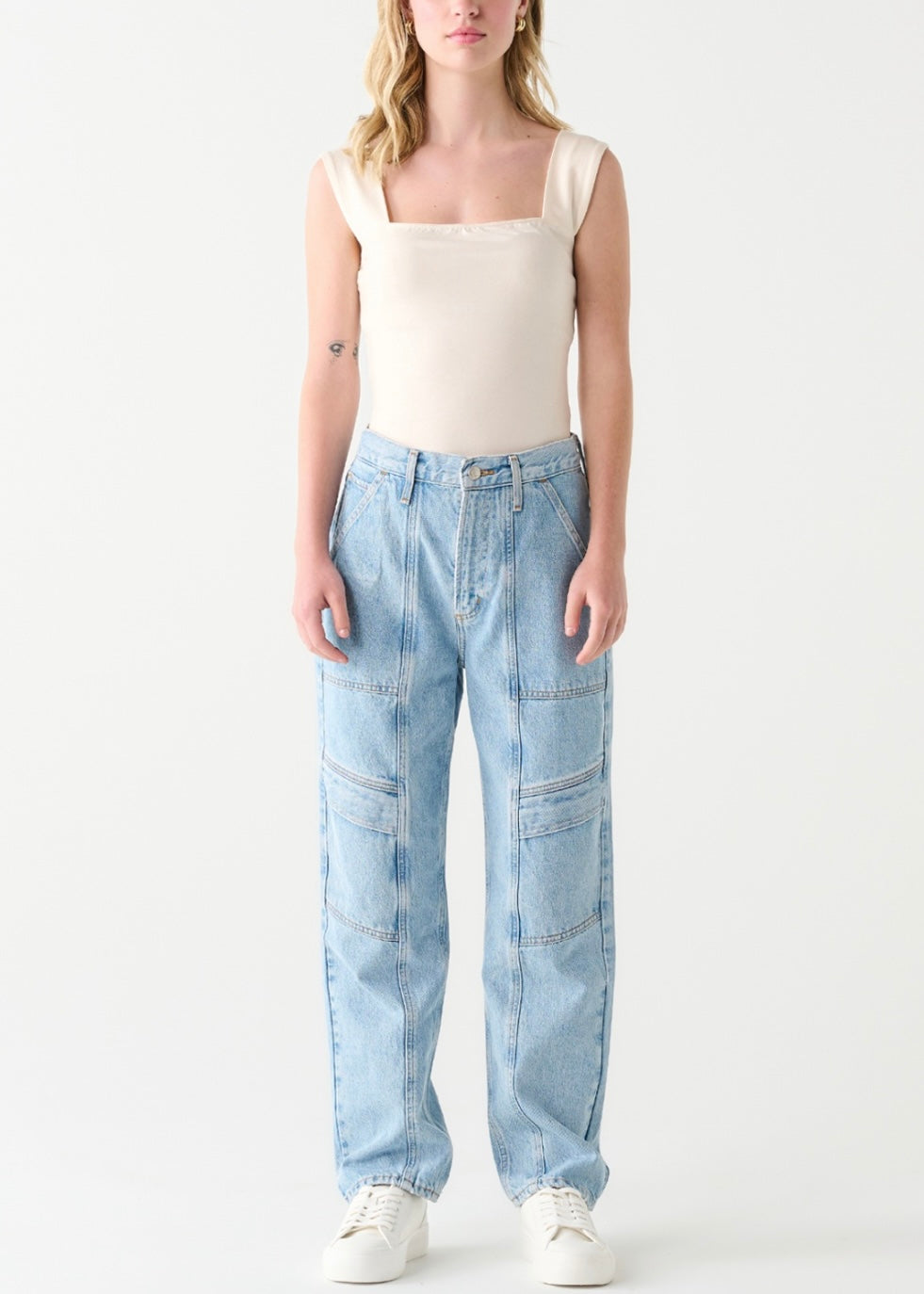 High Waist Utility Jean