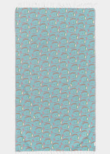 Aqua Reef Turkish Beach Towel