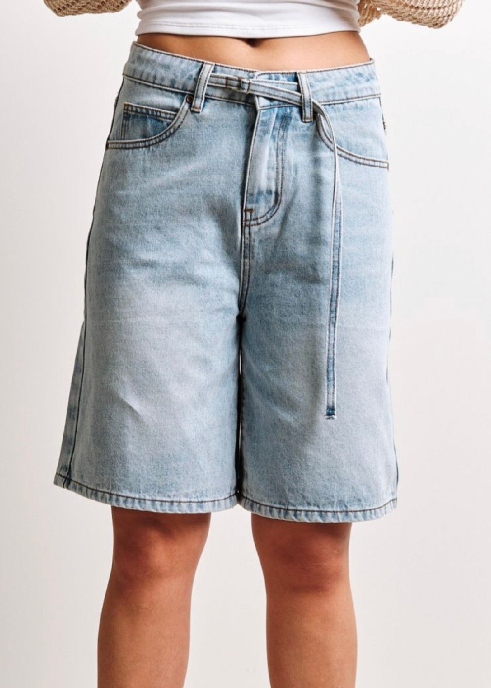 Hudson Belted Shorts