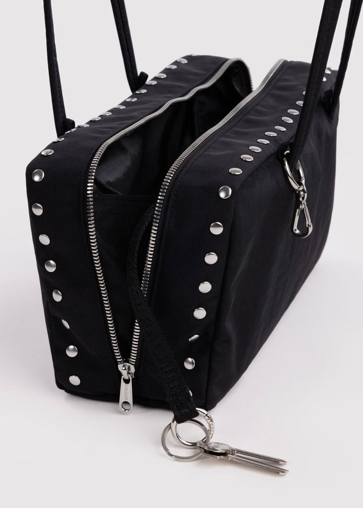 Nylon Bowler Bag - Studs