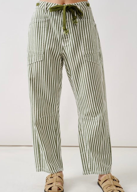 Danny Barrel Pants with Drawstring