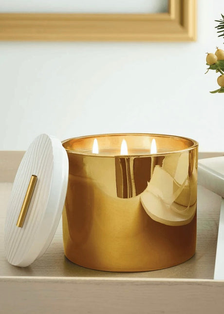 Frasier Fir Gilded Poured Candle 3-Wick