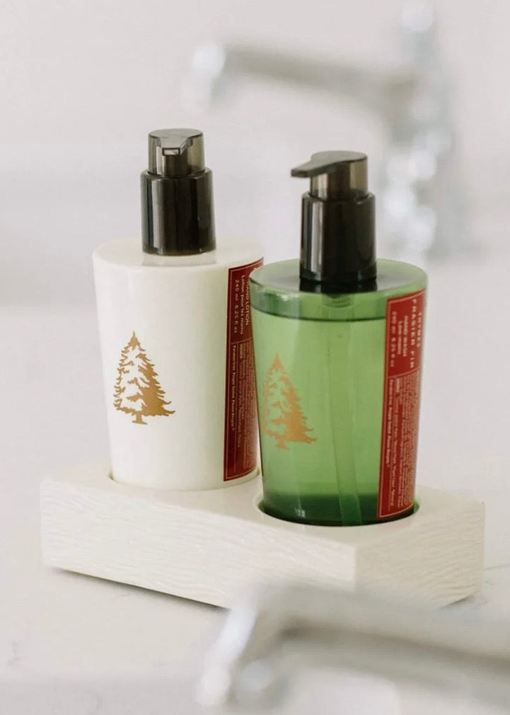 Frasier Fir Sink Set with Ceramic Caddy