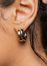 Nolan Two-Toned Hoops
