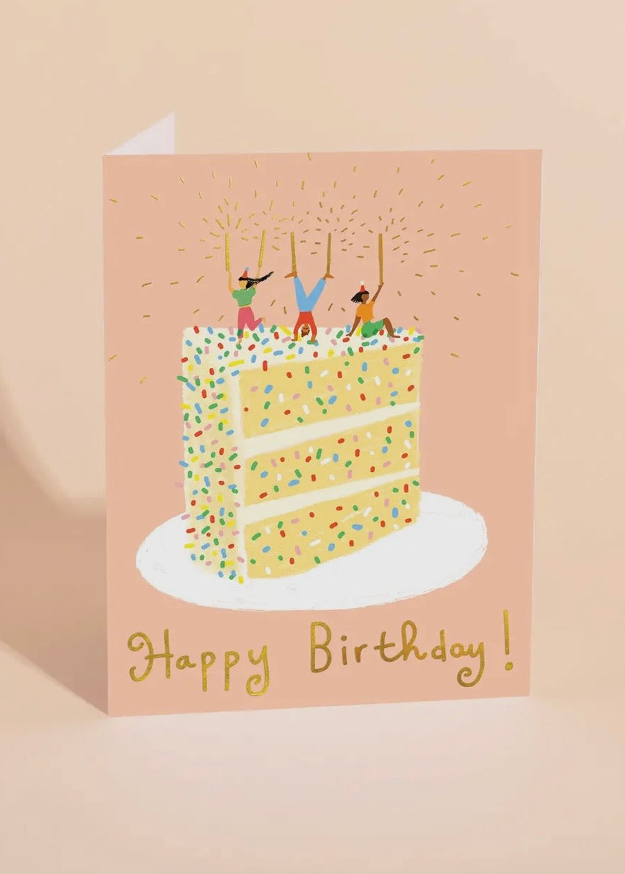 Confetti Cake Card