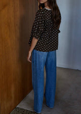 Rainey Polka Dot Blouse
