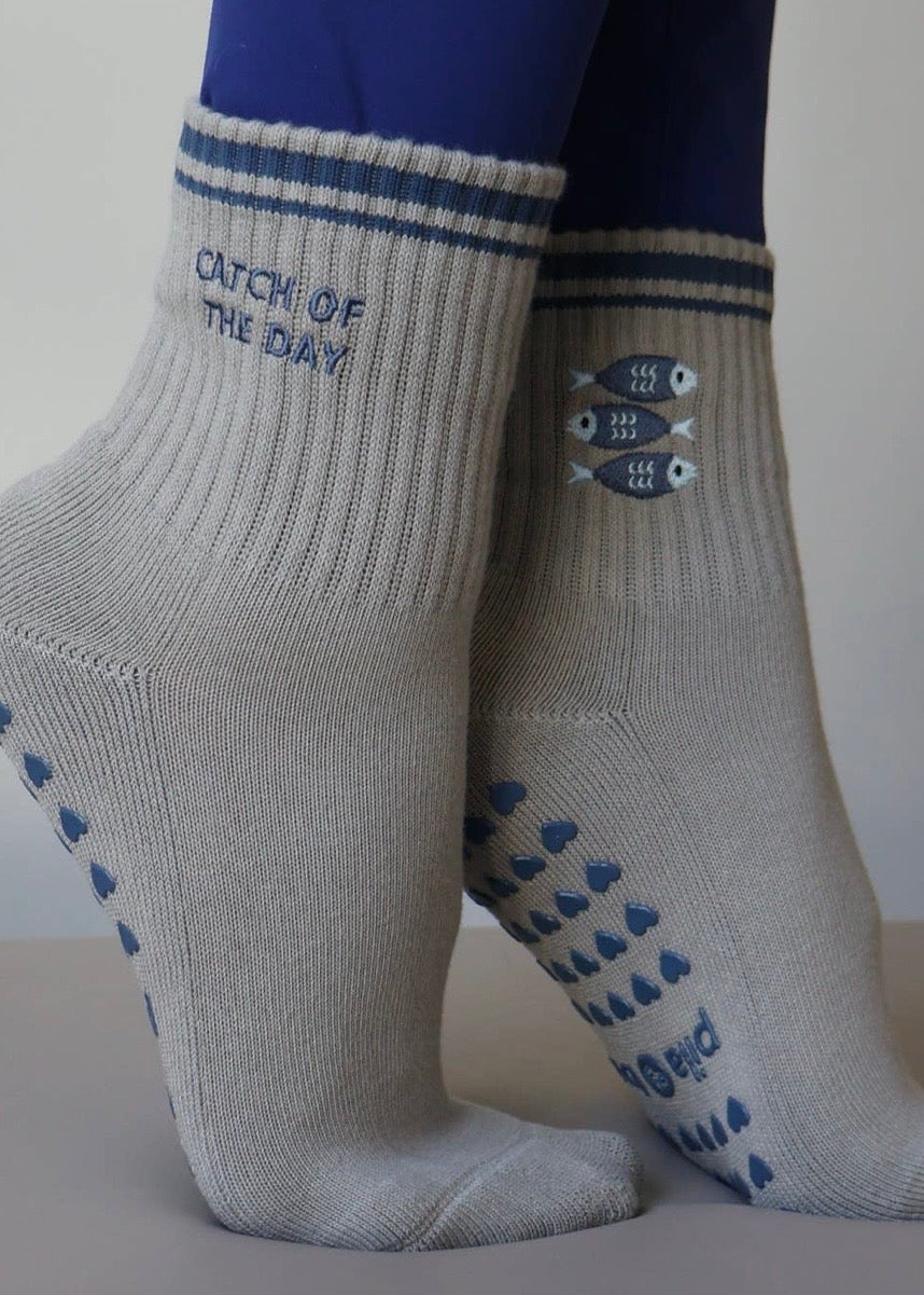 Catch of the Day Grip Socks