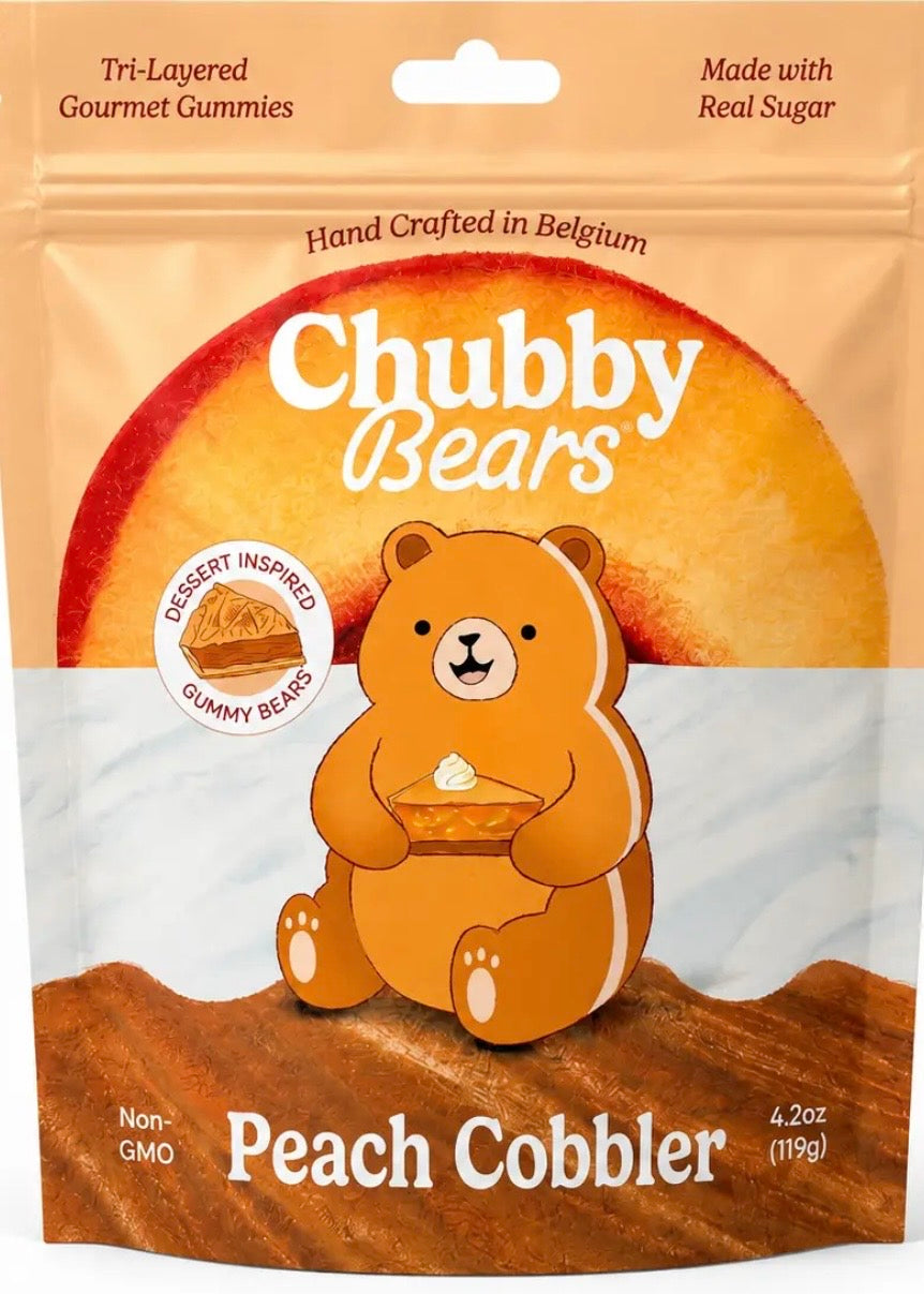 Chubby Bears Peach Cobbler Gummy Bears