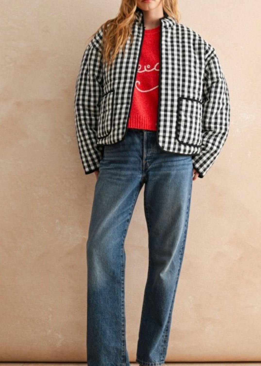 Pre-order Amara Gingham Jacket