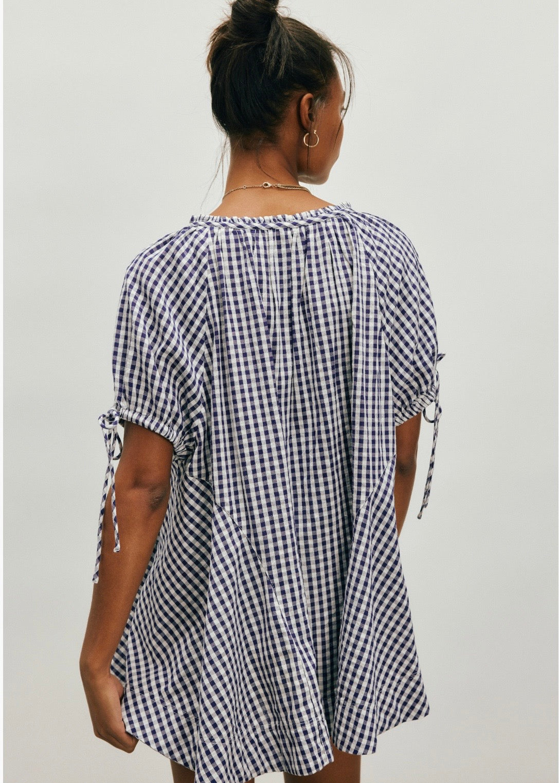 Farley Gingham Tunic – Red Ribbon