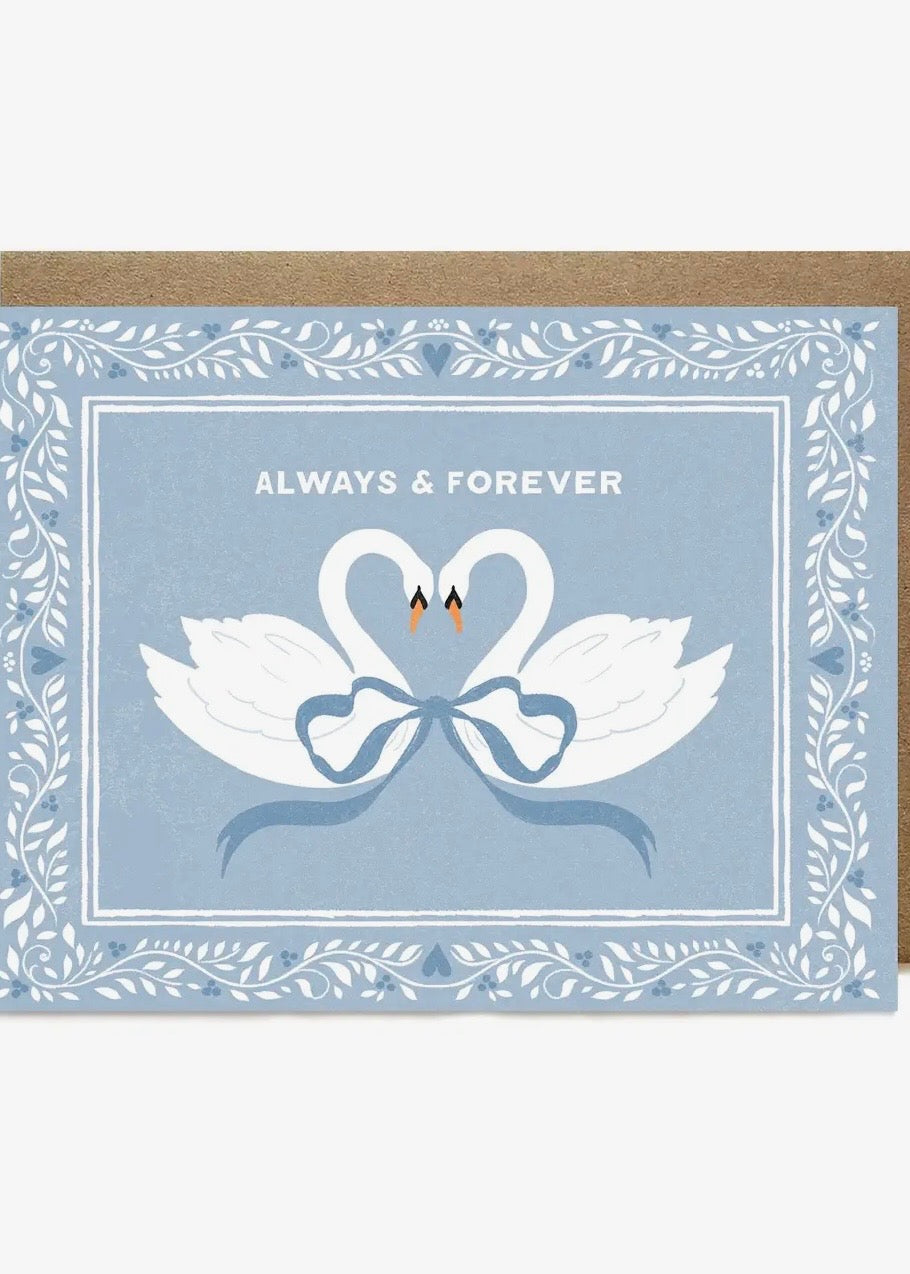 Always & Forever Swans Card