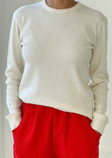 Pointelle Fundamental Tee