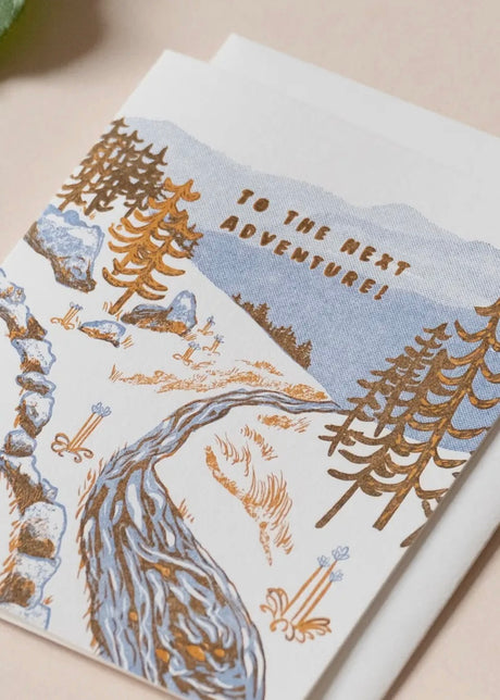 Adventure Stream Greeting Card