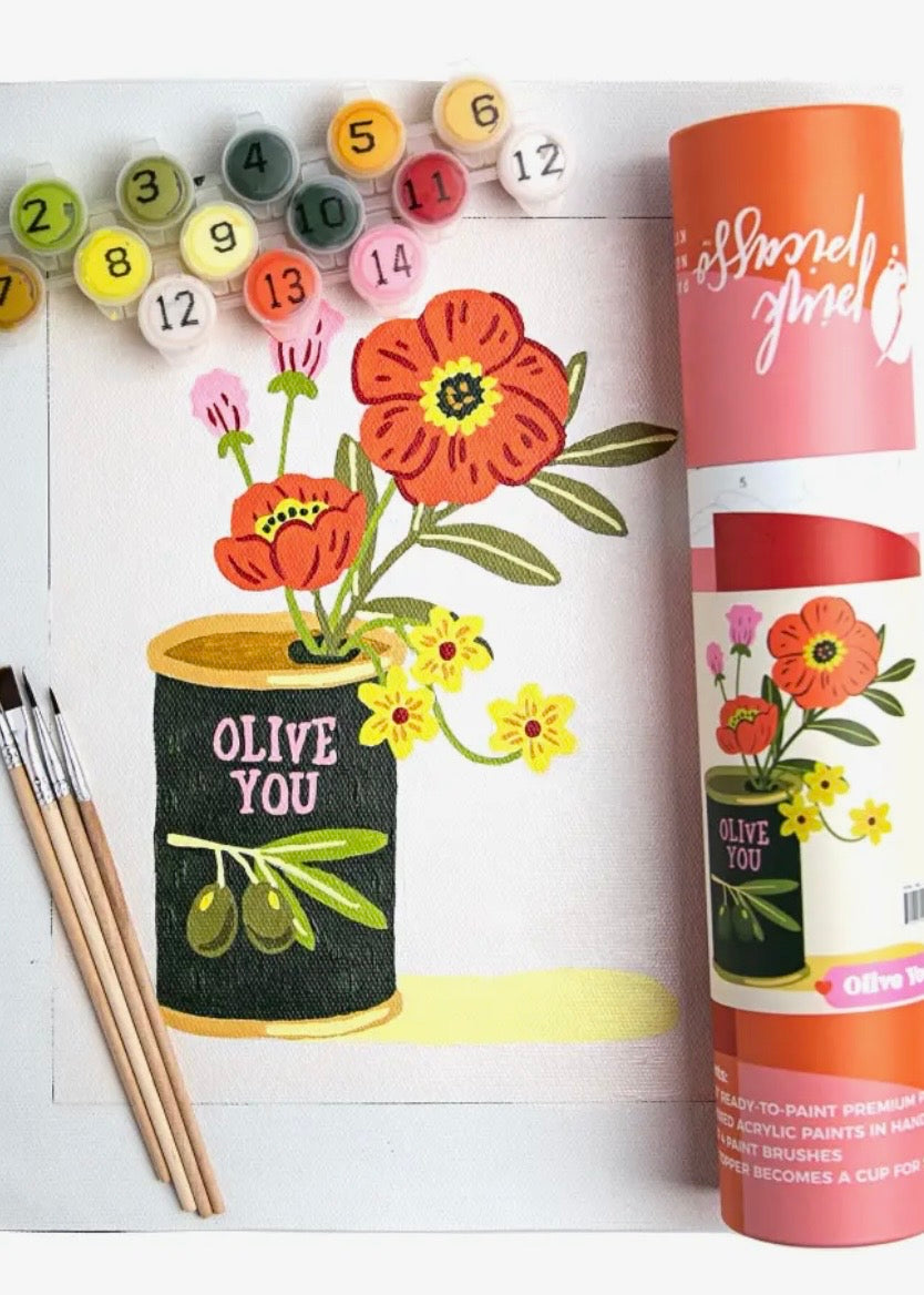 Olive You Paint by Numbers Kit