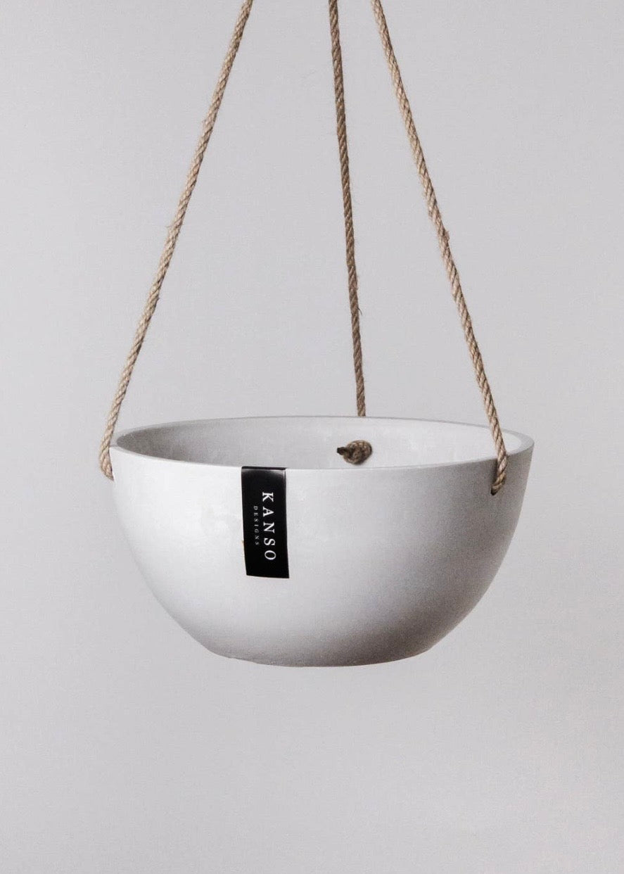 12" Rounded Signature Stone Hanging Planter