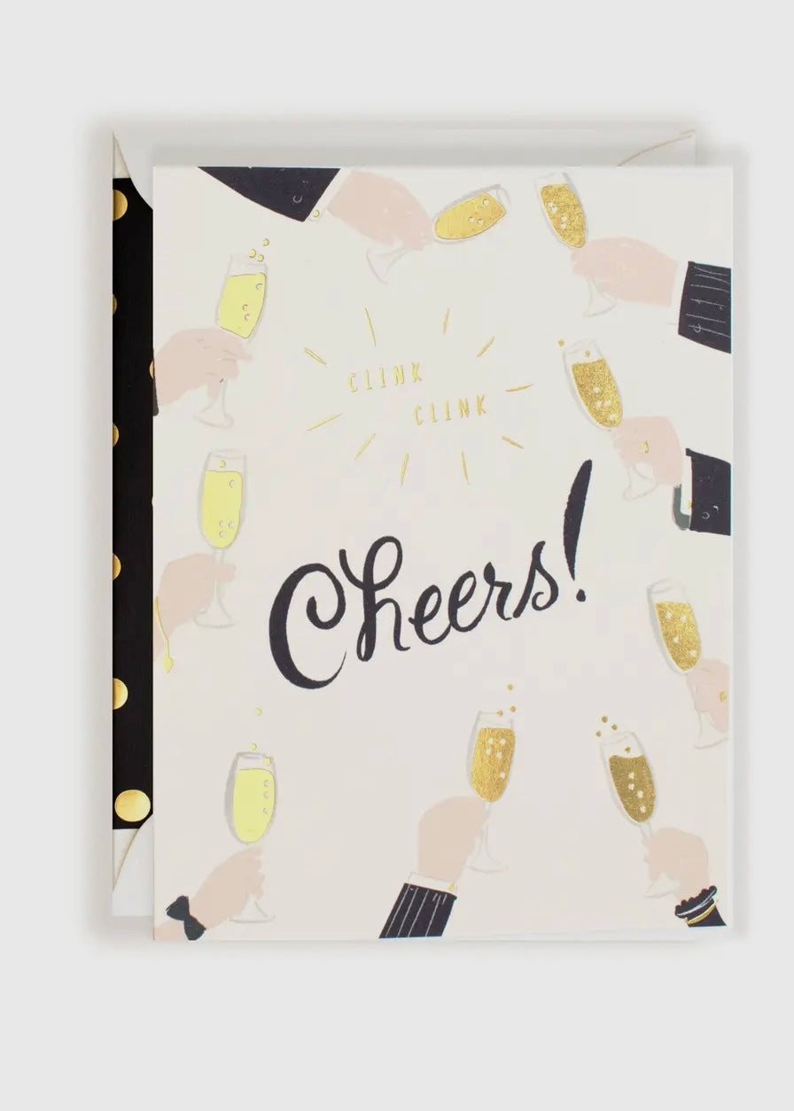 Cheers A Toast Congratulations Card
