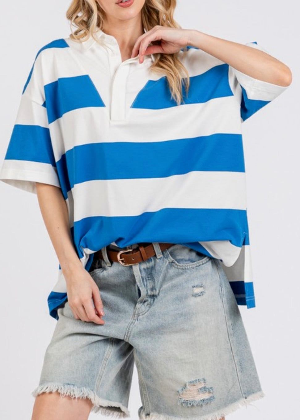 Danny Stripe Rugby Top