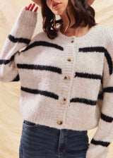 Relay Stripe Cardigan