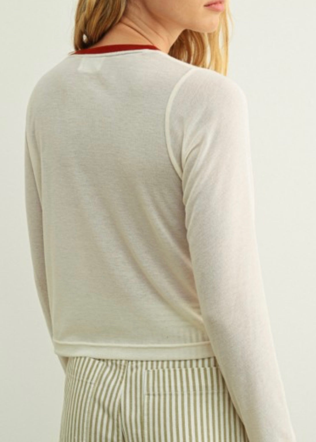Ringer Long Sleeve Top