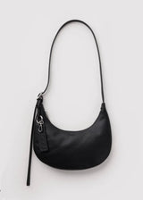 Small Recycled Leather Flat Crescent