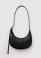 Small Recycled Leather Flat Crescent