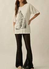 *pre-order Cheetah Oversized Graphic T-Shirt