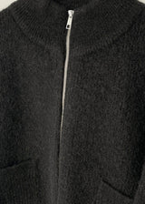 Alpaca Zip Front Jacket