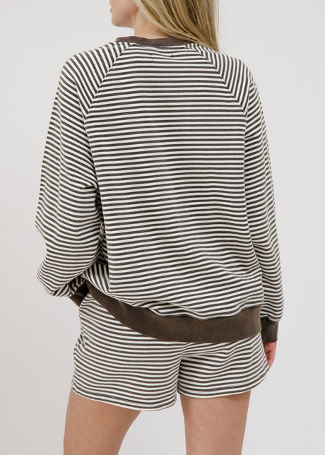 Mini Stripe Classic Crew