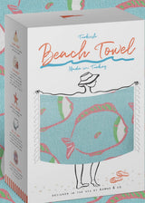 Aqua Reef Turkish Beach Towel