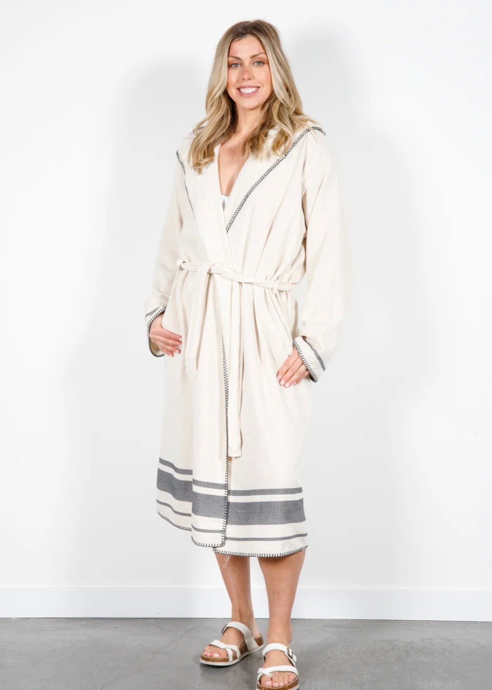 The Hawthorne Hooded Terry Robe