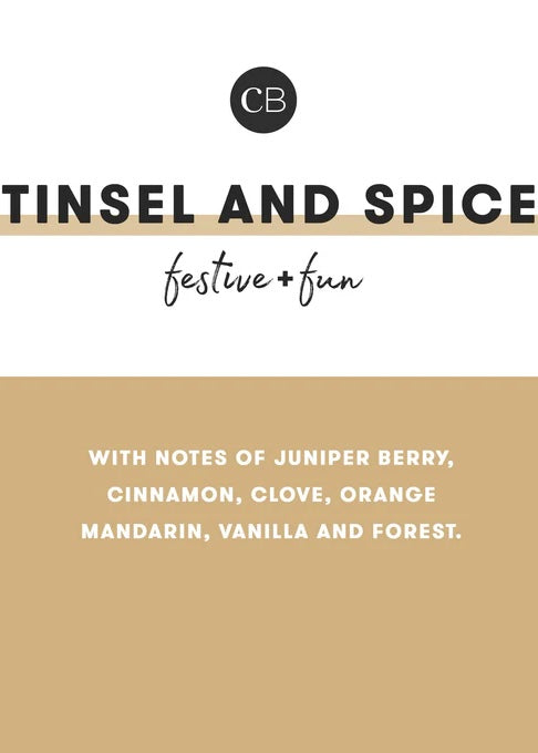 Tinsel & Spice Holiday Pattern Play Signature Candle
